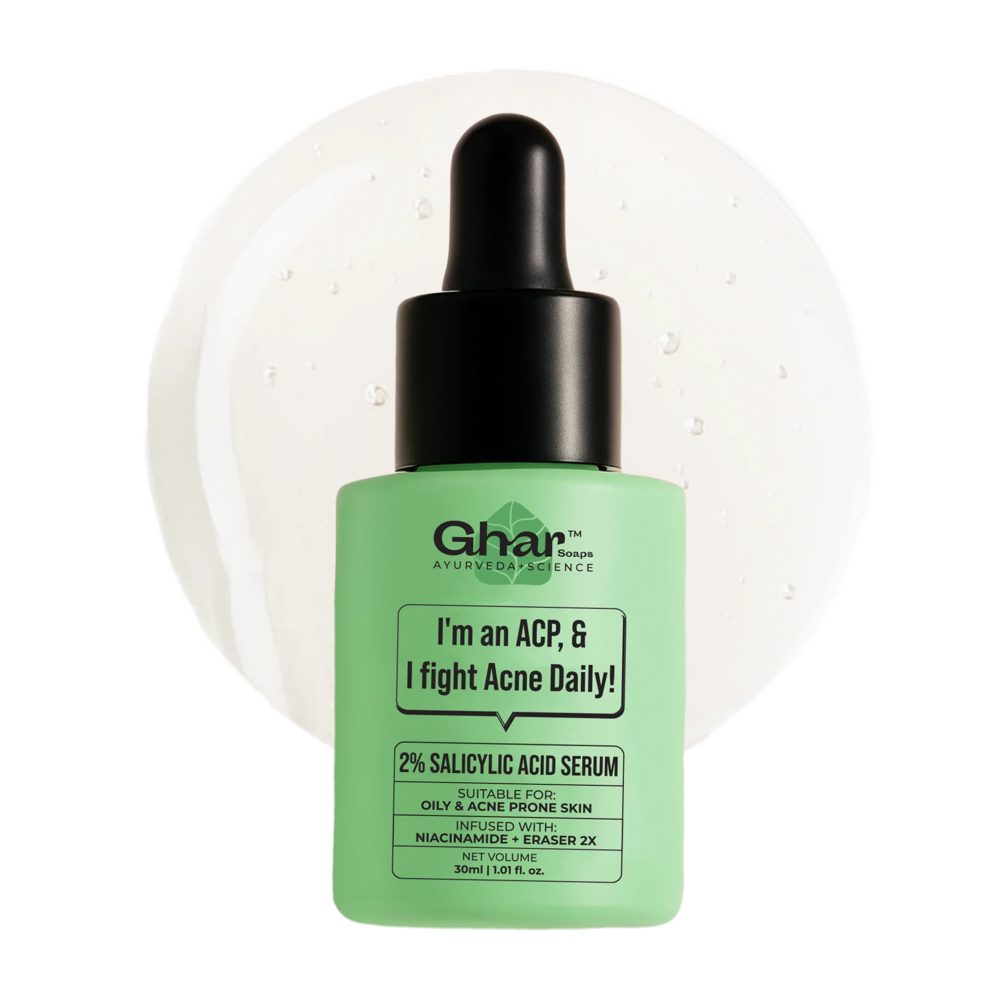 salicylic acid serum with eraser 2x, To Reduce Acne, Pimples - Image 10