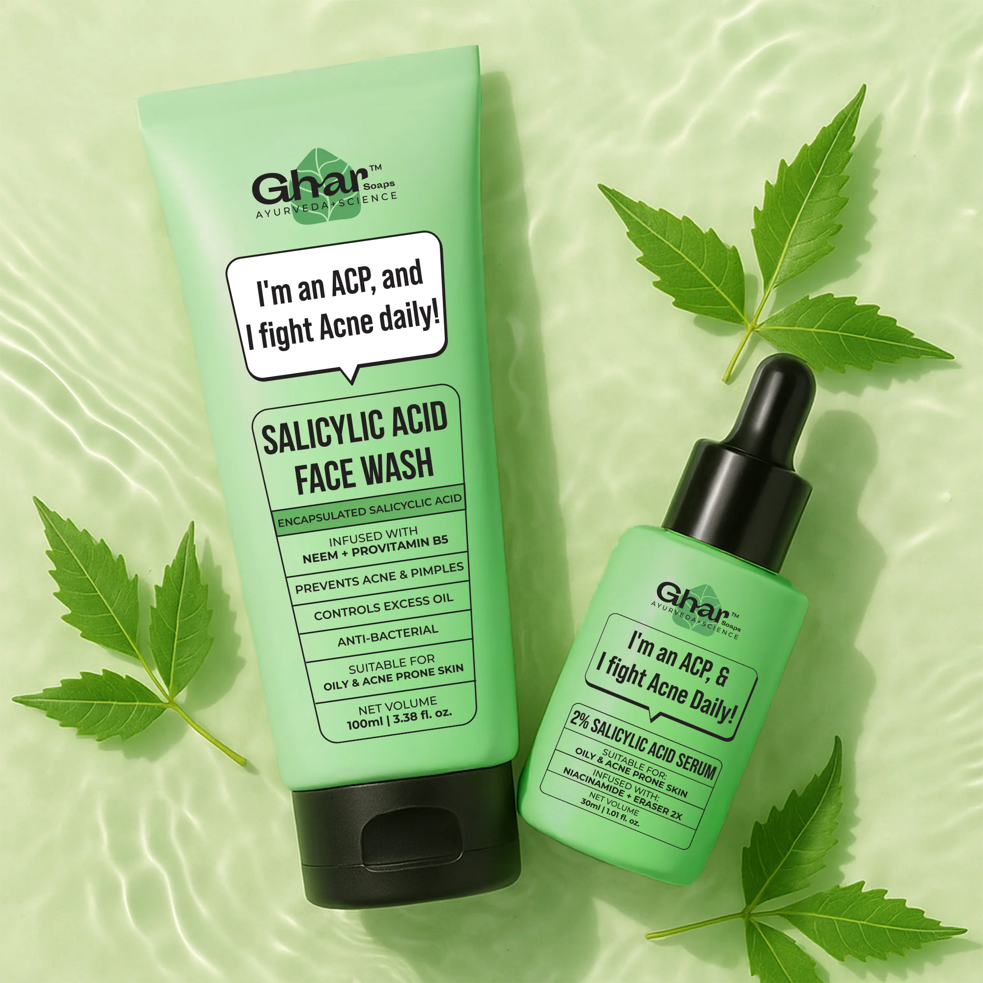 salicylic acid serum with eraser 2x, To Reduce Acne, Pimples - Image 12