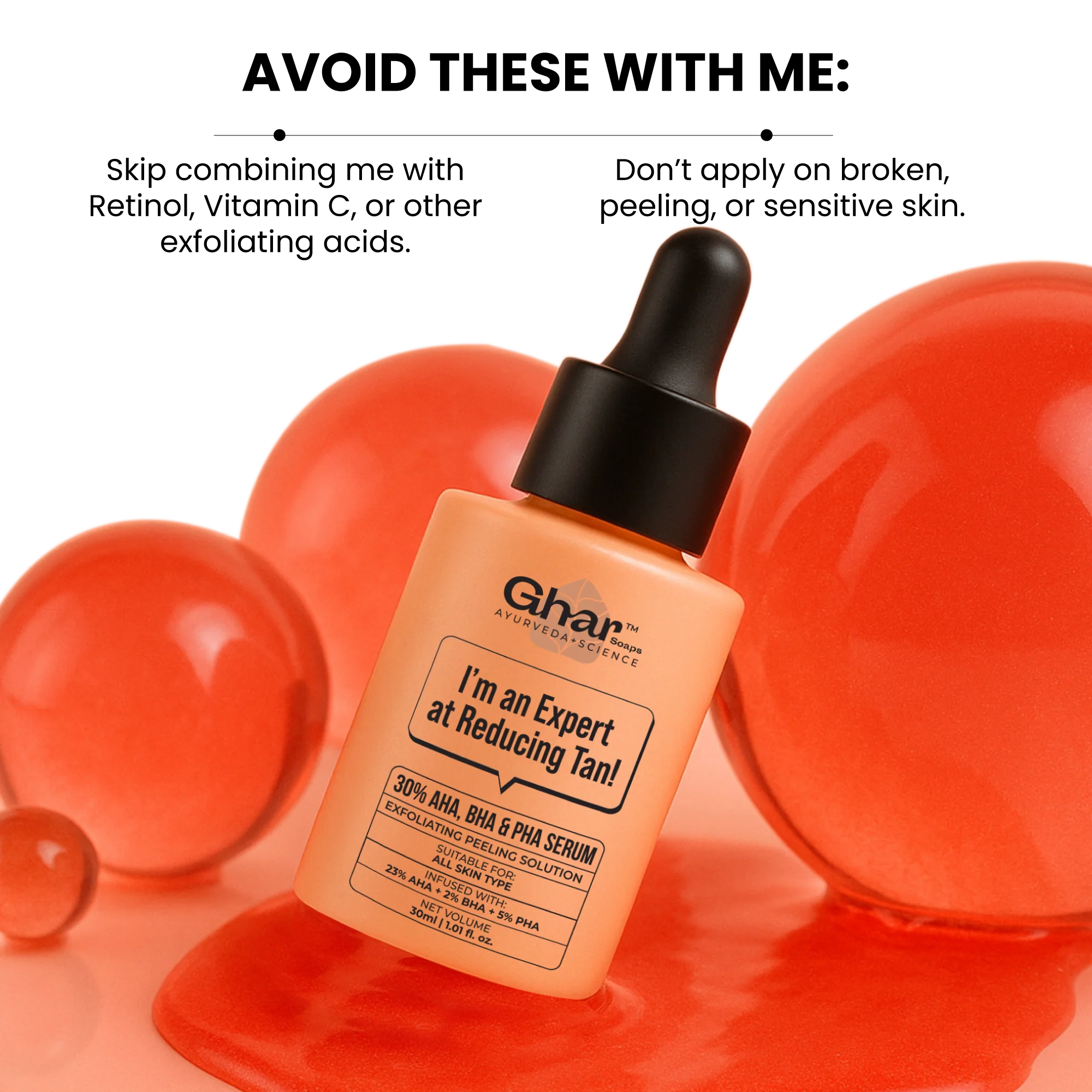 23% AHA 2% BHA & 5% PHA Magic Peeling Solution to reduce tan - Image 11