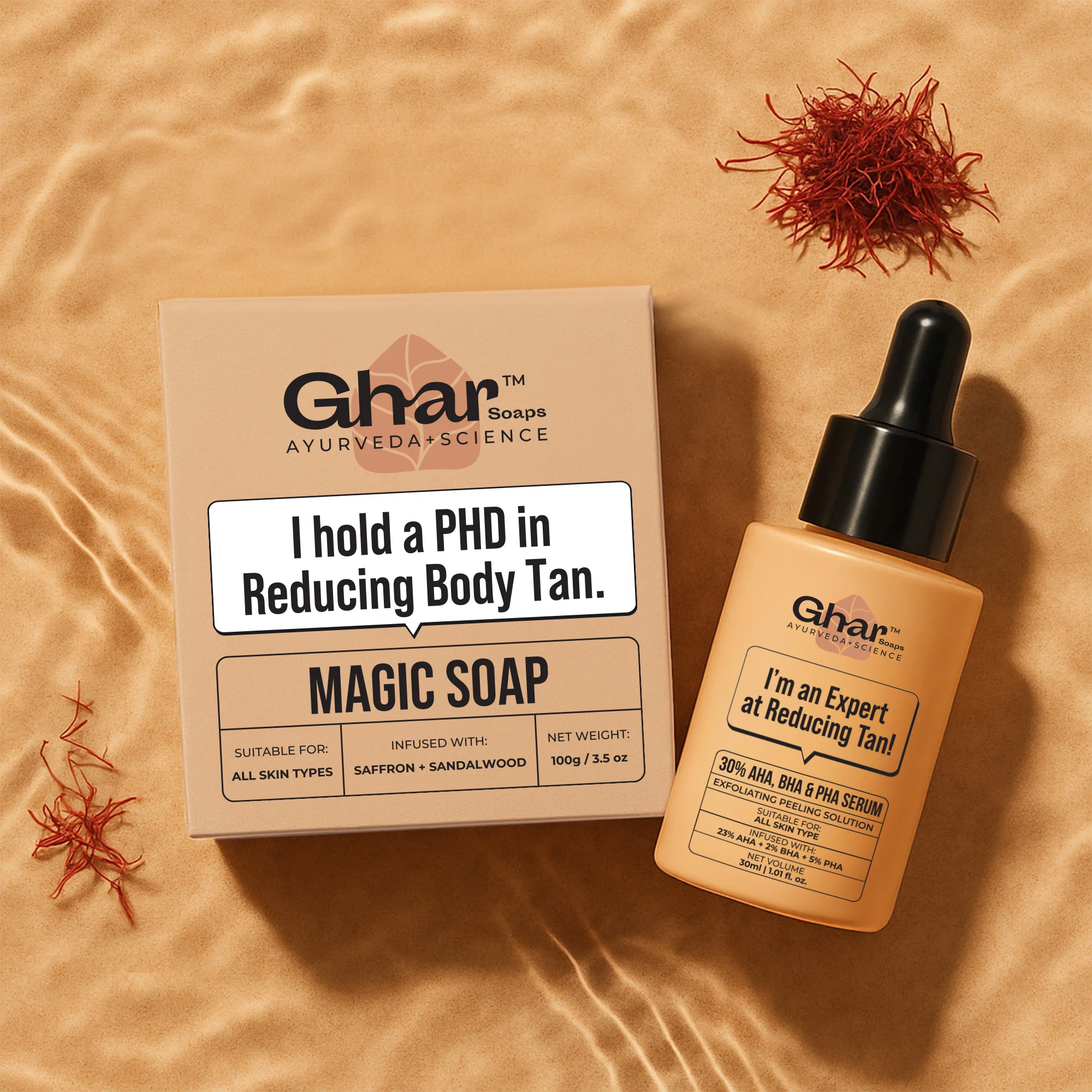 23% AHA 2% BHA & 5% PHA Magic Peeling Solution to reduce tan - Image 12