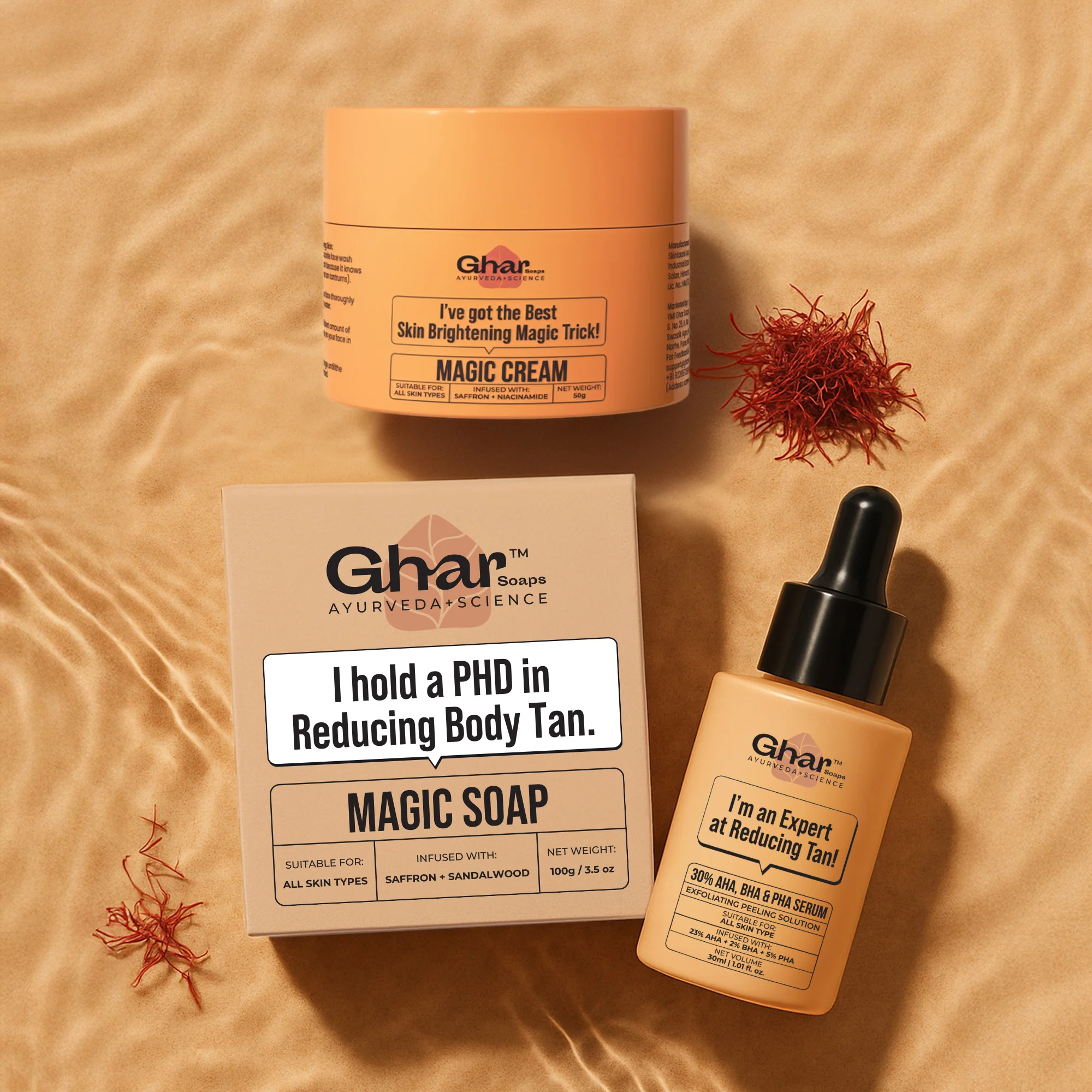 23% AHA 2% BHA & 5% PHA Magic Peeling Solution to reduce tan - Image 13