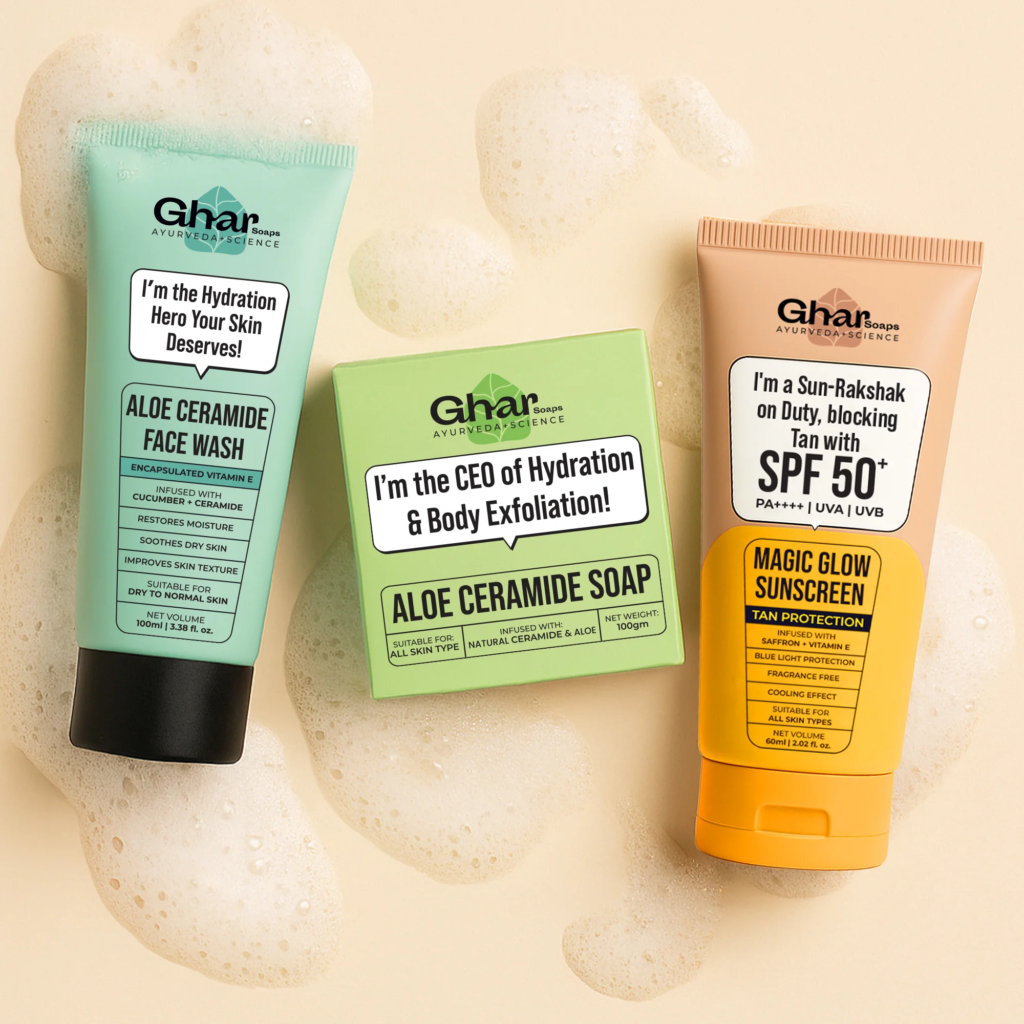 Aloe-Ceramide Face Wash For Dry to Normal Skin - Image 12