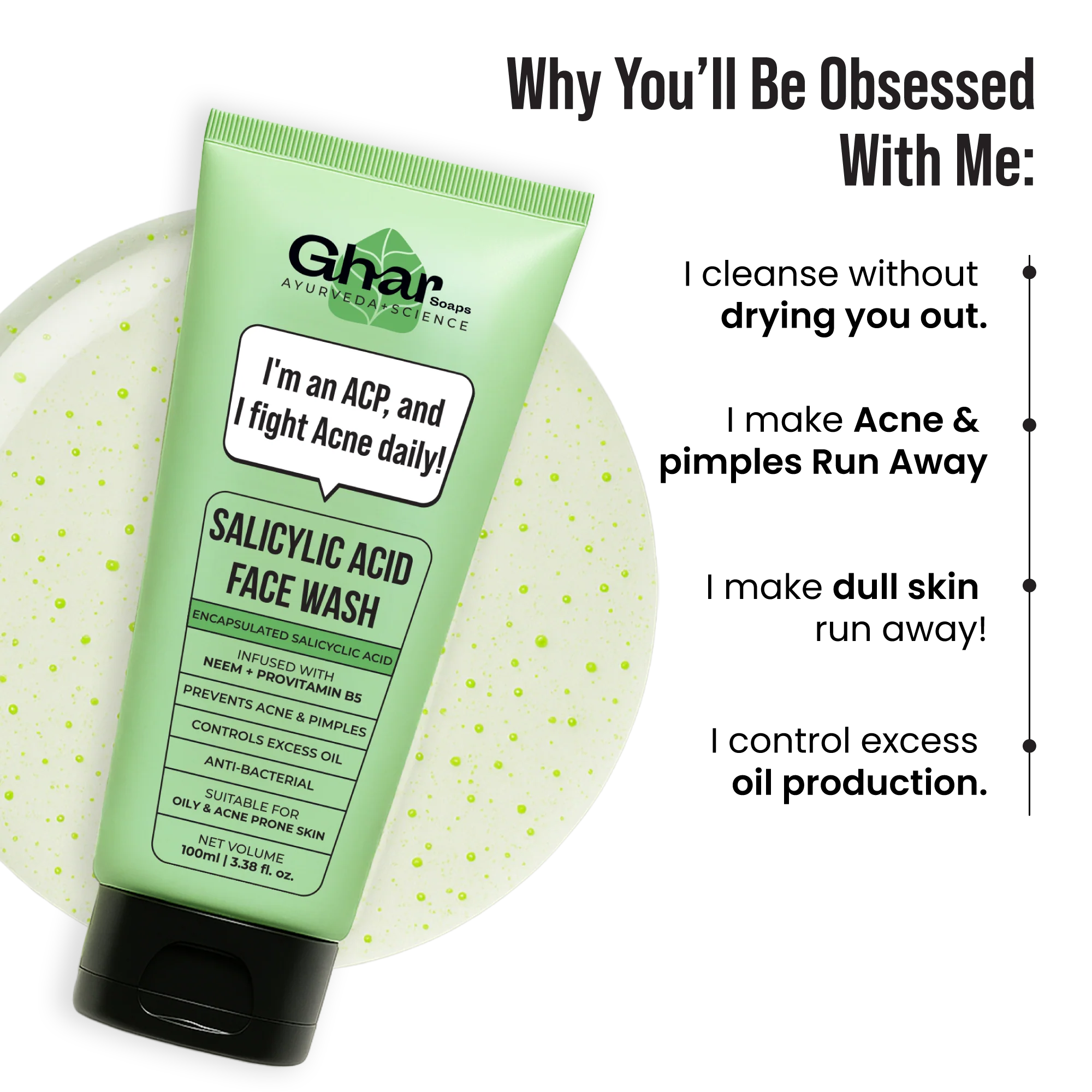 Salicylic Acid Face Wash For Oily & Acne Prone Skin - Image 6