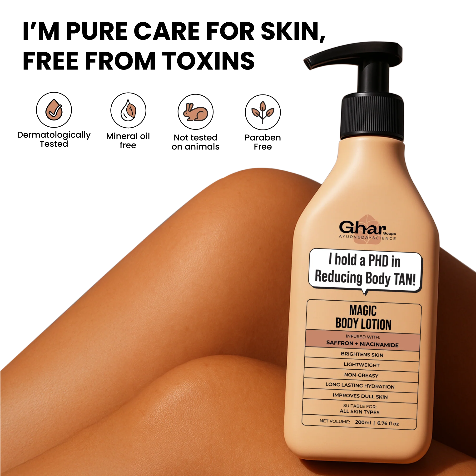 Magic Body Lotion with Saffron and Niacinamide - Image 8