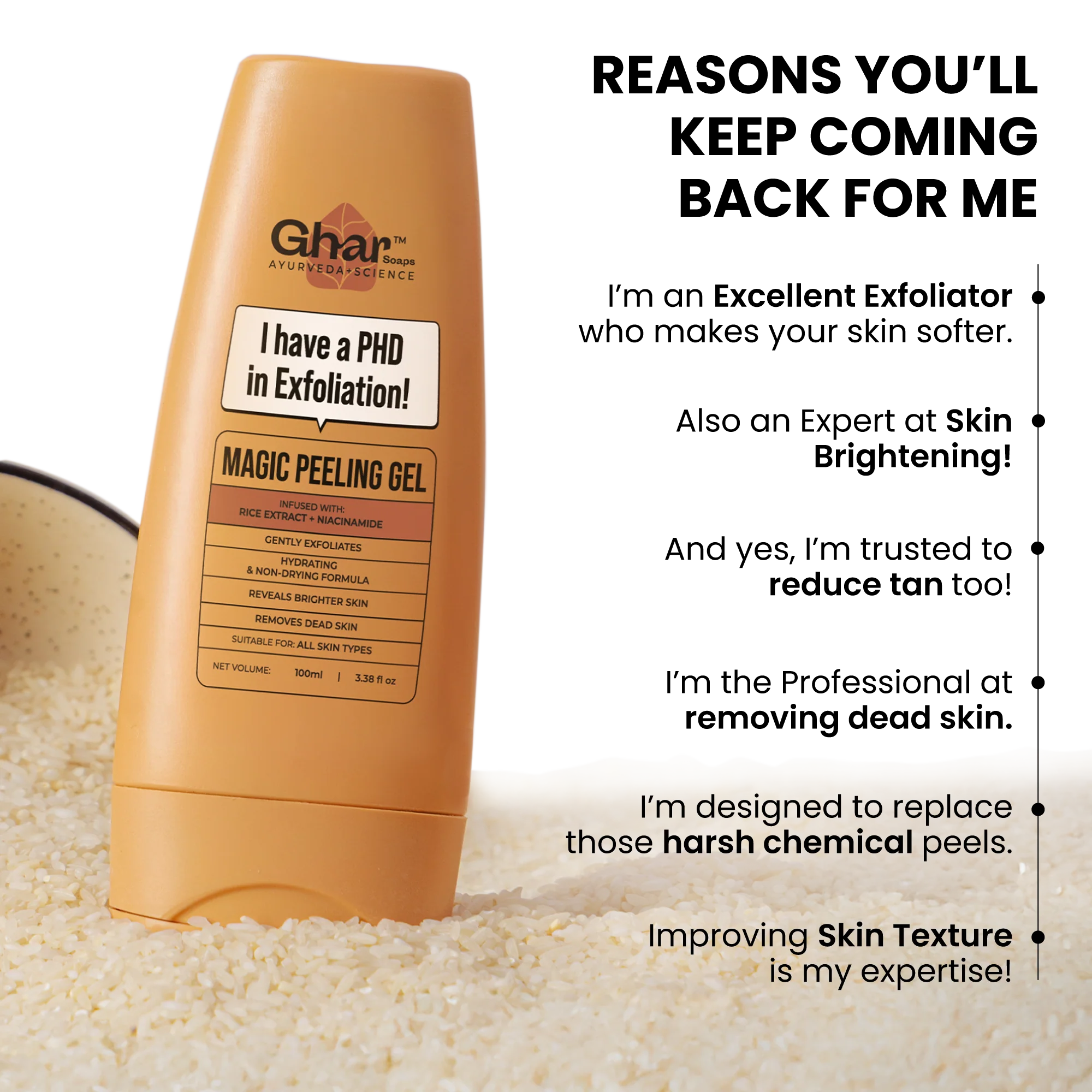 Magic Peeling Gel For Exfoliation & Skin Brightening - Image 3