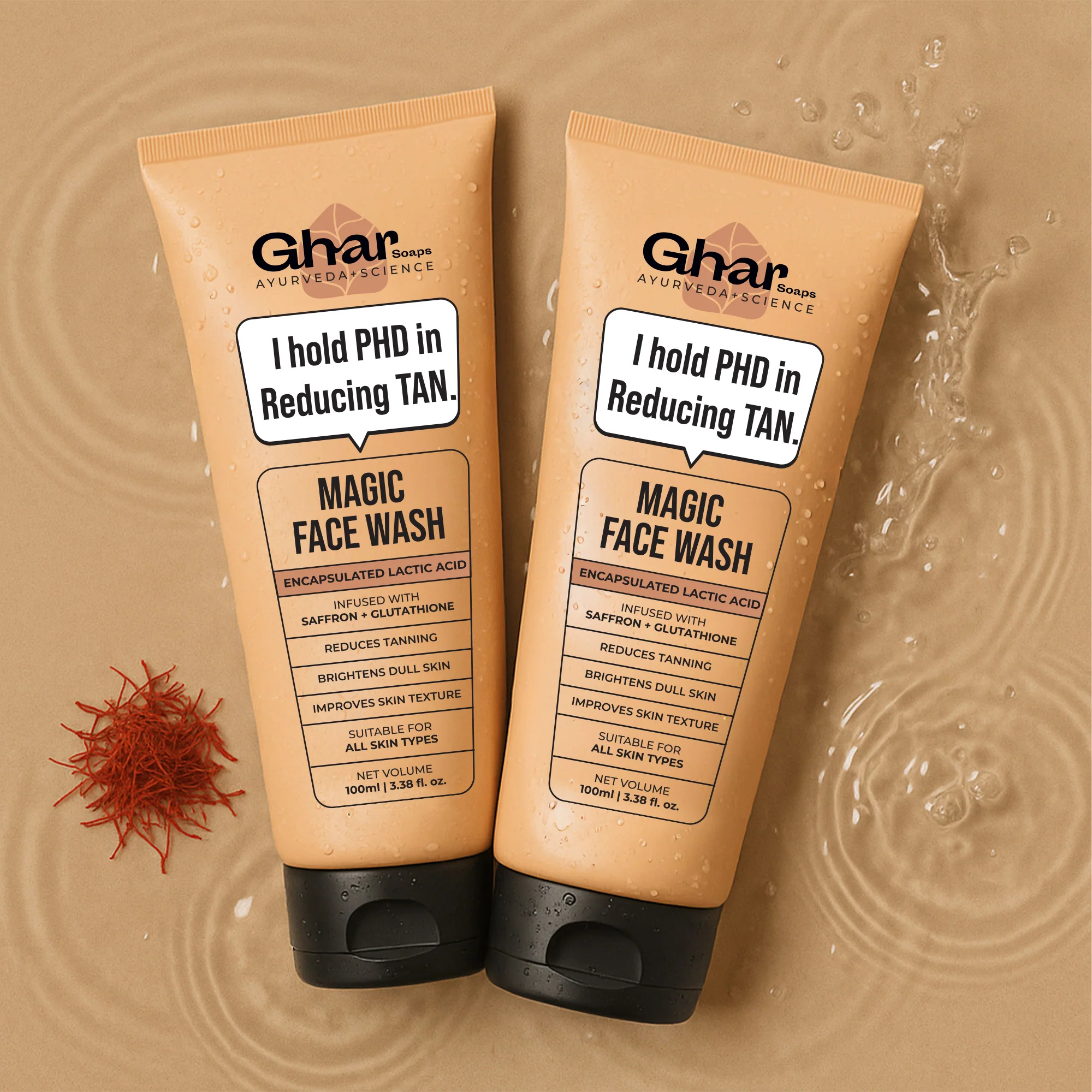 Magic Face wash With Saffron and Lactic Acid - Image 11