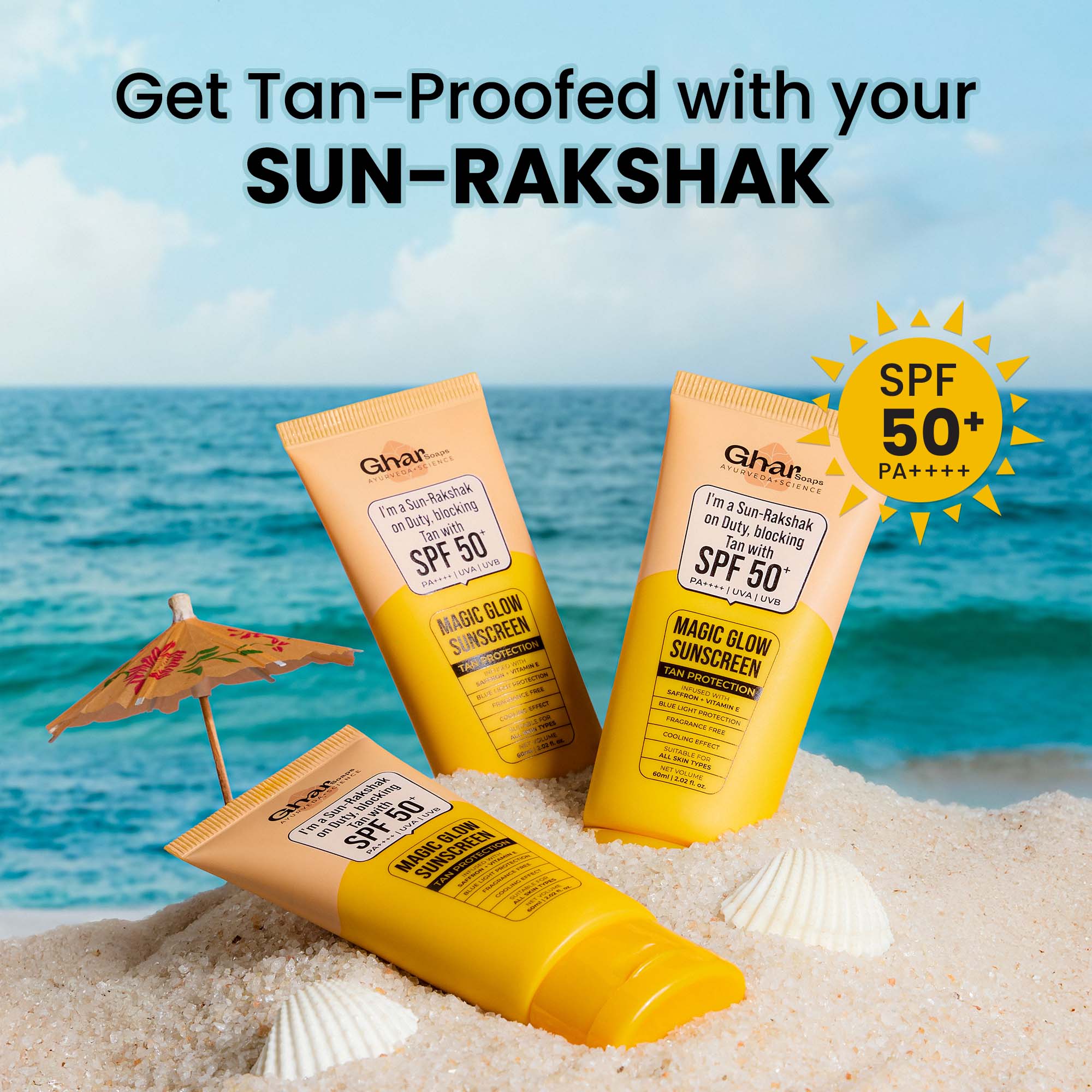 Magic Glow Sunscreen with SPF 50+ & PA++++ - Image 6